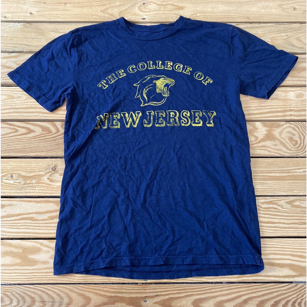 NEW Reserve Collection The College of New Jersey Shirt Size Small Men's Blue